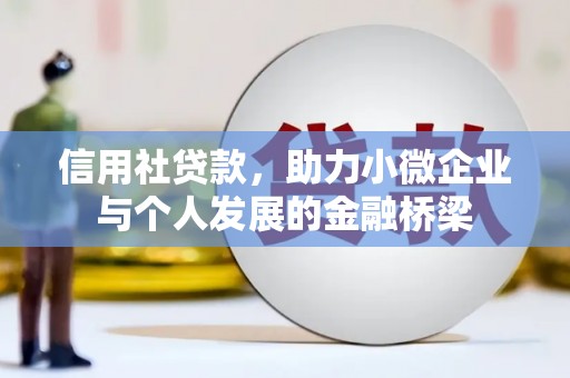 文峰信用社贷款，助力小微企业与个人发展的金融桥梁