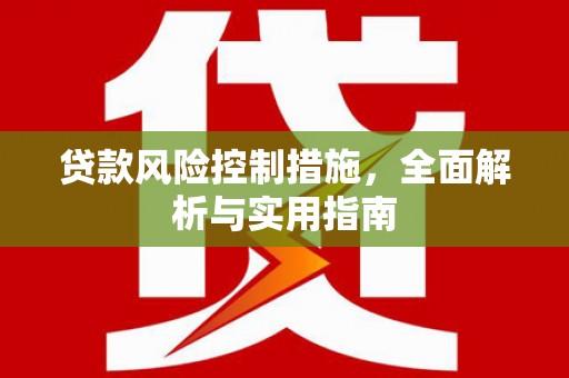 文峰贷款风险控制措施，全面解析与实用指南