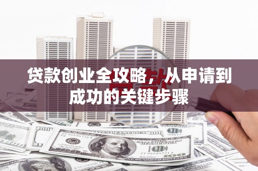 文峰贷款创业全攻略，从申请到成功的关键步骤