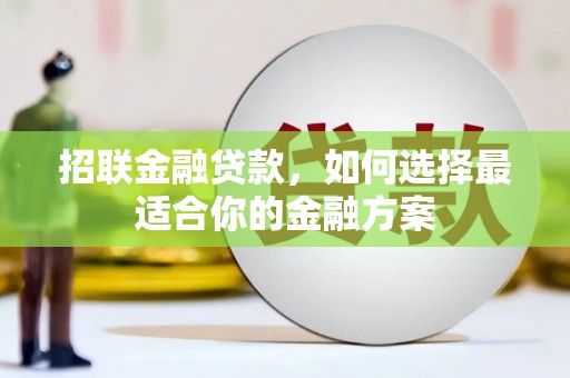 文峰招联金融贷款，如何选择最适合你的金融方案
