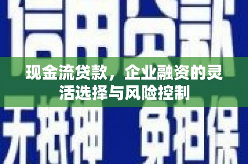文峰现金流贷款，企业融资的灵活选择与风险控制