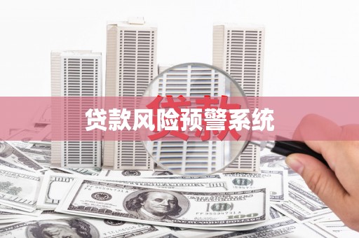 文峰贷款风险预警系统