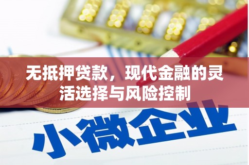 文峰无抵押贷款，现代金融的灵活选择与风险控制