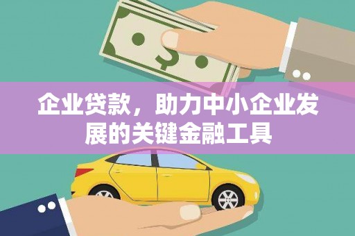 文峰企业贷款，助力中小企业发展的关键金融工具