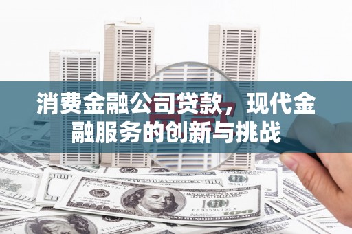 文峰消费金融公司贷款，现代金融服务的创新与挑战
