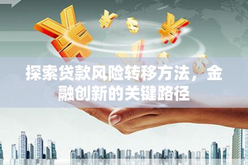 文峰探索贷款风险转移方法，金融创新的关键路径