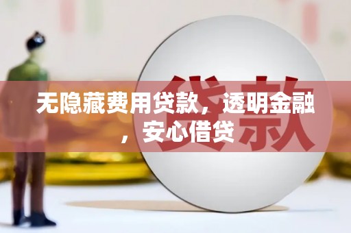 文峰无隐藏费用贷款，透明金融，安心借贷