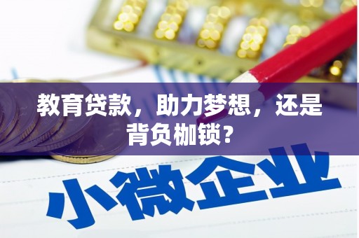 文峰教育贷款，助力梦想，还是背负枷锁？