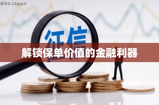 文峰解锁保单价值的金融利器