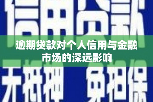 文峰逾期贷款对个人信用与金融市场的深远影响