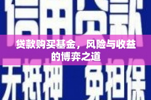 文峰贷款购买基金，风险与收益的博弈之道