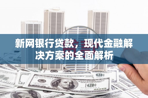 文峰新网银行贷款，现代金融解决方案的全面解析