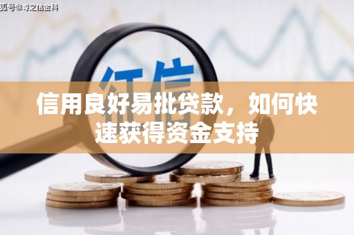 文峰信用良好易批贷款，如何快速获得资金支持