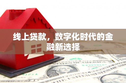 文峰线上贷款，数字化时代的金融新选择