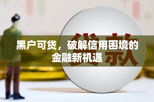 文峰黑户可贷，破解信用困境的金融新机遇