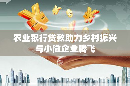 文峰农业银行贷款助力乡村振兴与小微企业腾飞