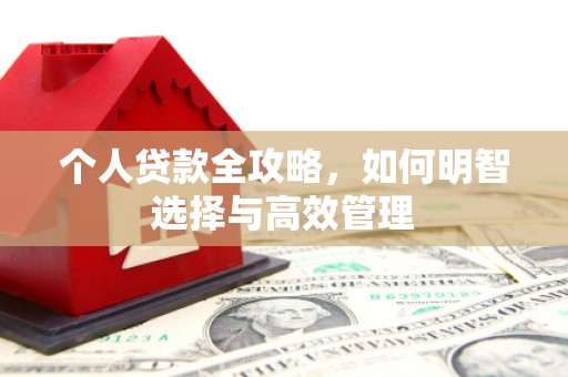 文峰个人贷款全攻略，如何明智选择与高效管理