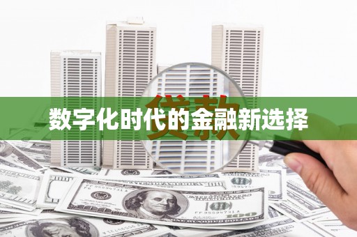 文峰数字化时代的金融新选择