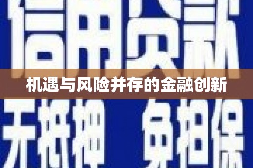 文峰机遇与风险并存的金融创新