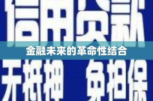 文峰金融未来的革命性结合