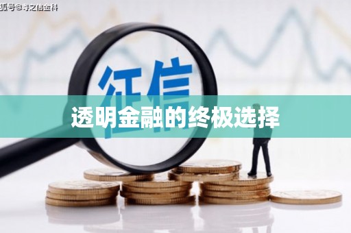 文峰透明金融的终极选择