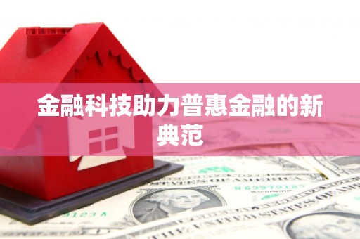 文峰金融科技助力普惠金融的新典范